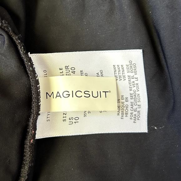 Magicsuit Women´s Resort Biarritz Hailey One Piece Wrap Swimsuit Size 10 - Picture 9 of 13